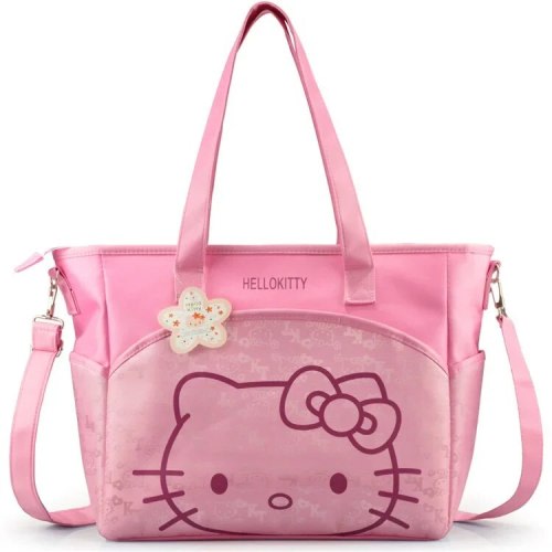 Hello Kitty Mommy Diaper Bag Large Capacity Handle Bags Travel Shoulder Bag Multifunctional Maternity Baby Stroller Bags SH