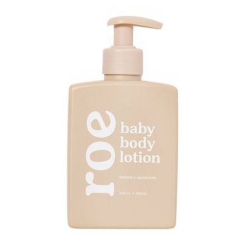 Roe Wellness Baby Body Lotion for Sensitive Skin for Baby & Kids, Fragrance and Dye Free with Glycerin, Shea Butter, Coconut Oil - 10 fl oz