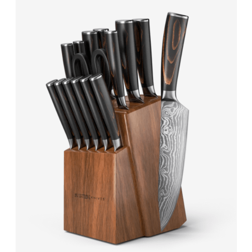 Professional Kitchen Knife Block Set- Classic