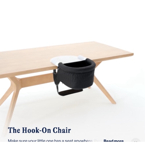 The Hook-On Chair - Black