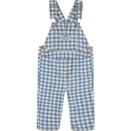 Cotton Gingham Overalls