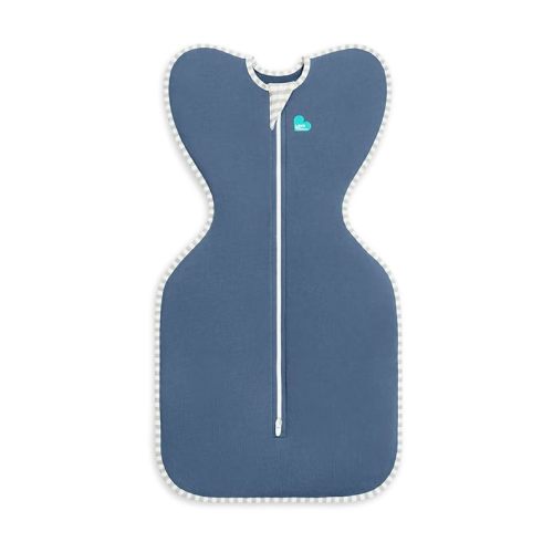 Love to Dream Swaddle UP, Baby Sleep Sack, Self-Soothing Swaddles for Newborns, Improves Sleep, Snug Fit Helps Calm Startle Reflex, New Born Essentials for Baby, 5-8.5 lbs, Denim