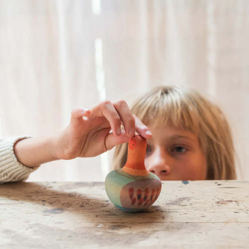 Grapat Mellow Orange Bird Rocking Toy– Odin Parker