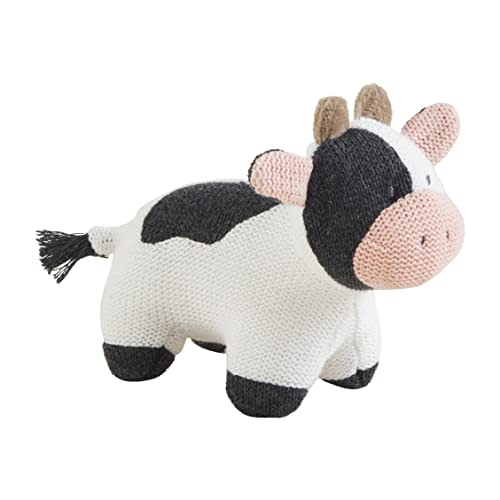 Mud Pie Children's Knit Rattle, Cow