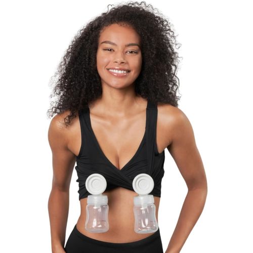 Larken Hands Free Pumping Bra for Breastfeeding | Breast Pump - Maternity Bras for Pregnancy, Pumping & Nursing Bra in One