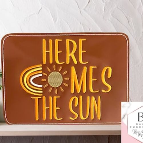 Custom Wonderfold Wagon Patch - Here Come The Sun