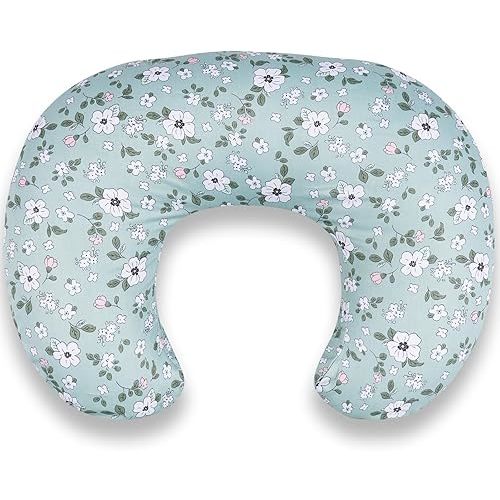 LLCJYYCY Nursing Pillow for Breastfeeding & Bottle Feeding - Ergonomic C-Shape Design with Breathable Filling & Removable Washable Cover, Supports 0-12 Months (Feeding, Tummy Time, Sitting)