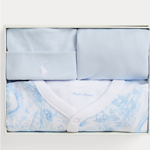 Toile Cotton 3-Piece Gift Set