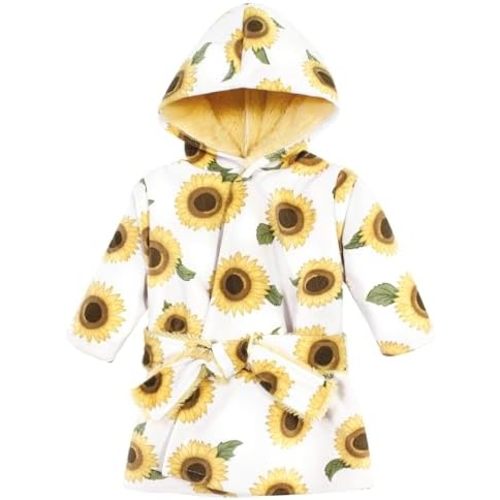 Hudson Baby Unisex BabyMink with Faux Fur Lining Pool and Beach Robe Cover-ups