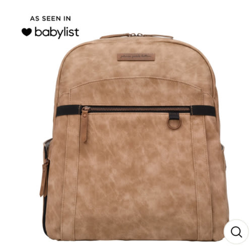 2-in-1 Provisions Breast Pump & Diaper Bag Backpack in Brioche