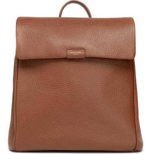St. James Convertible Leather Diaper Backpack