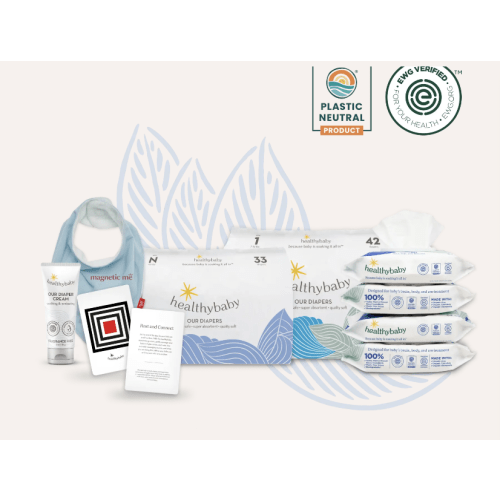 Our Newborn Gift Bundle of HealthyBaby Diapers and Wipes