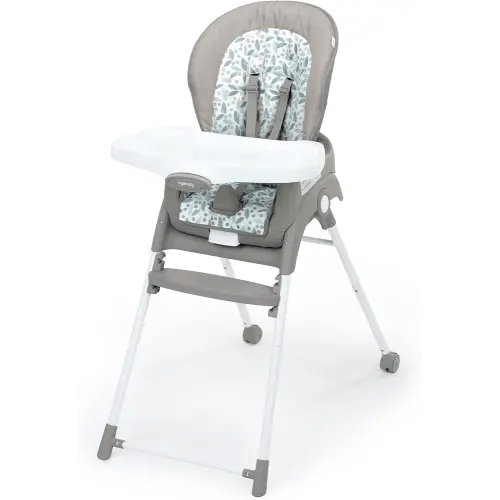 Ingenuity Trio Foldaway 6-in-1 Baby High Chair, 6 Ways to Use, Toddler Chair, Foldable Legs, 6M-5Y - Endless Blooms