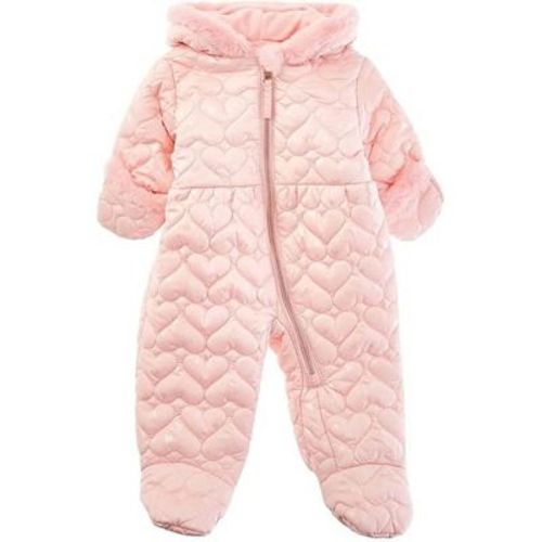 Rothschild Baby Girls' Hearts Design Winter Pram, Blush Pink, 3/6 Months