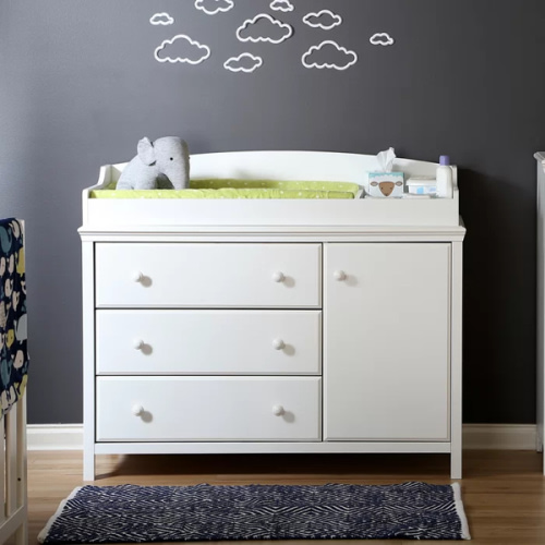 South Shore Cotton Candy Changing Table Dresser | Wayfair