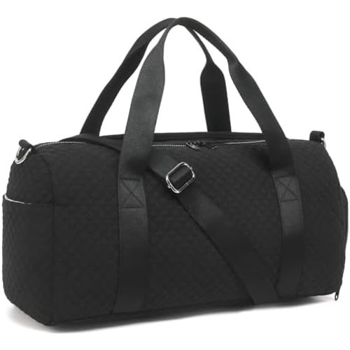 BLUBOON Duffle Bag Girls Kids Cute Gym Bag with Shoes Compartment & Wet Separation Waterproof Sports Overnight Travel Bag