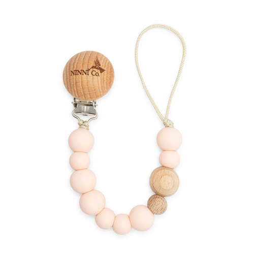 Ninni Co. Rosebud Pacifier Clip
