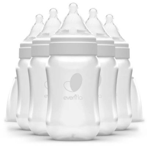 Evenflo 6pk Balance Wide-Neck Anti-Colic Baby Bottles - 5oz