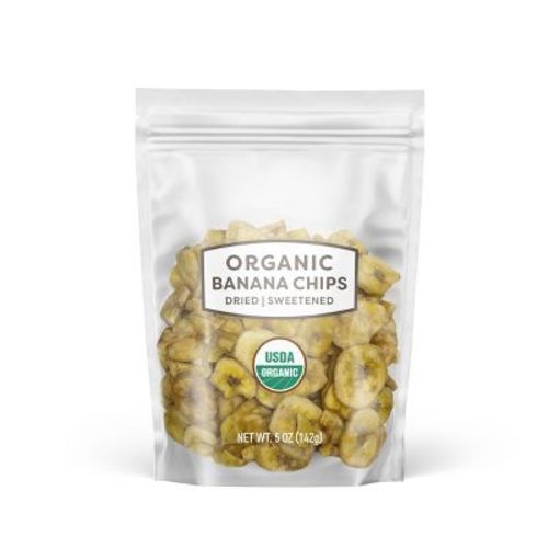 Organic Dried Sweetened Banana Chips - 5oz