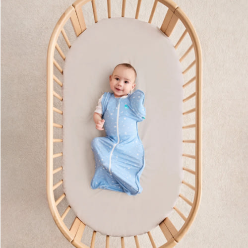Swaddle Up™ Transition Bag 1.0 TOG Viscose from Bamboo Light Blue Time and Space