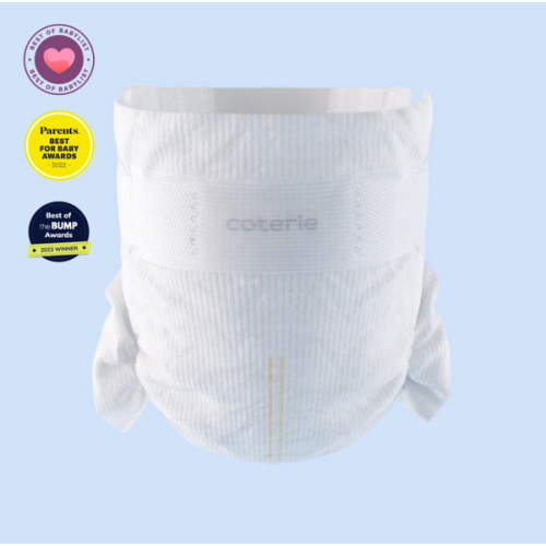 Coterie Ultra Soft Diapers, Monthly Supply - Newborn, 186 Count