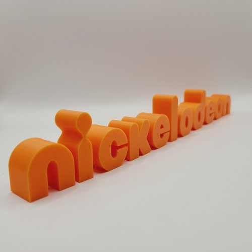 Nickelodeon Individual Letters 3D Logo