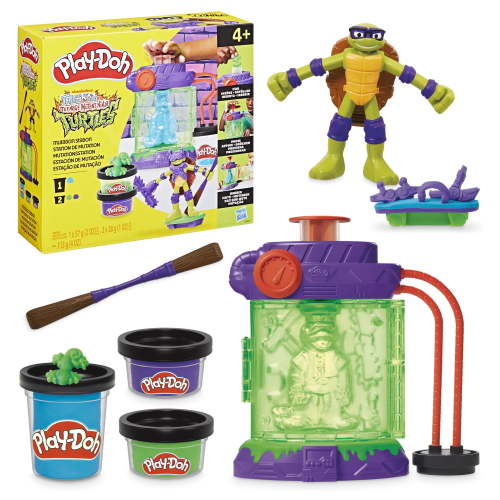 Play-Doh Teenage Mutant Ninja Turtles Mutation Station Playset, Arts & Crafts Toys for Kids 4+