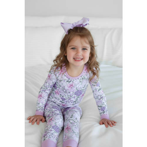 Two Piece Pajama Set | Lavender Lullaby