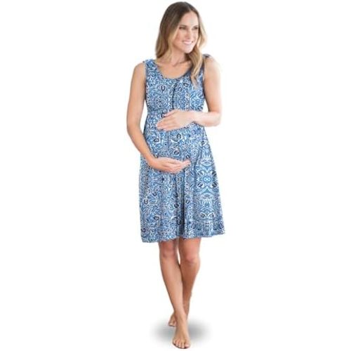 Baby Be Mine Labor and Delivery Gown for Hospital – 3-in-1 Labor/Delivery/Nursing Gown – Maternity Sleepwear