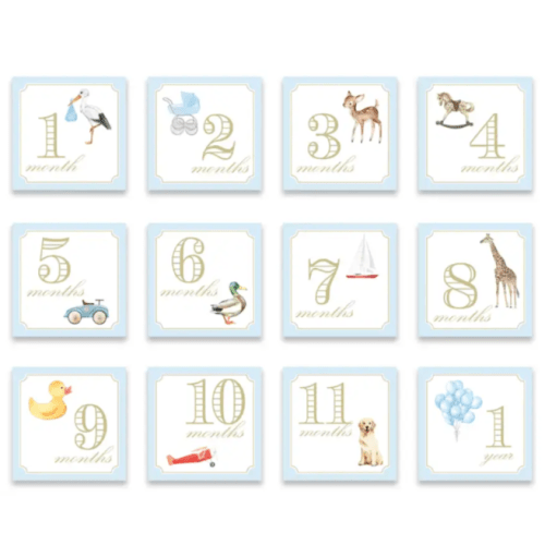 Classic Boy Milestone Cards