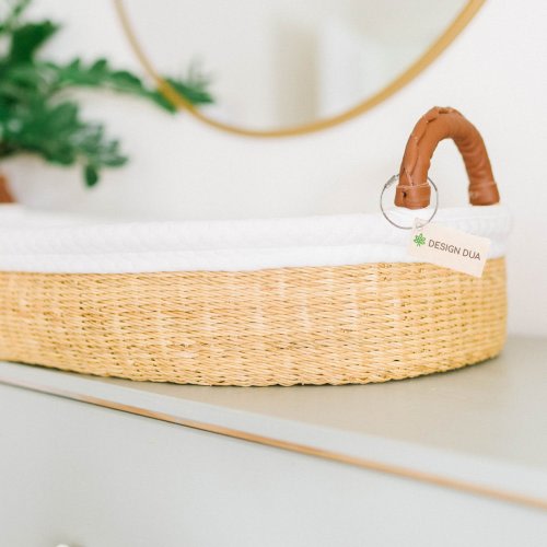 Organic Cover Liner & Sheet for Changing Basket – Design Dua.