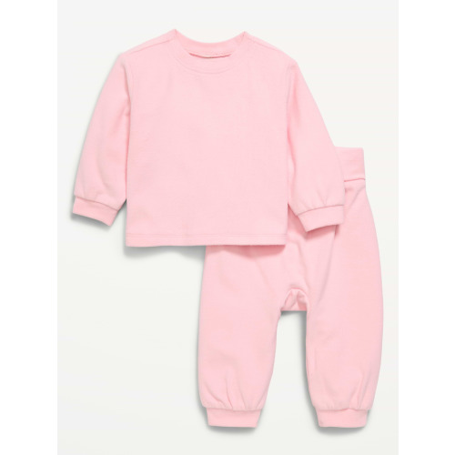 Cozy-Knit Set, Pink - 12-18M
