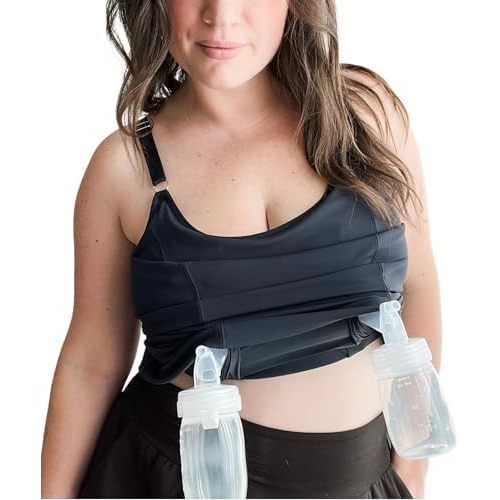 DAVIN & ADLEY Pumping and Nursing Compression Tank - Hands Free Amelia Style for Small Busty–2X Busty - Full Length, No Clips