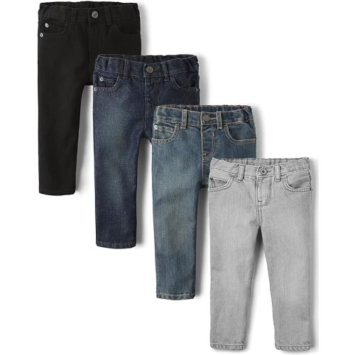 The Children's Place Baby and Toddler Boys' Basic Skinny Jeans, Multipack