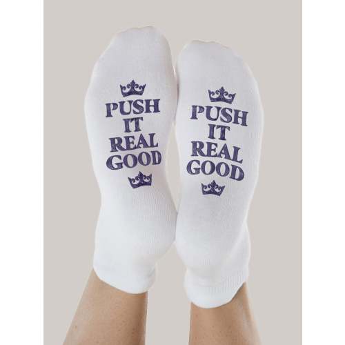 Labor & Delivery Socks | Push It Real Good – Kindred Bravely