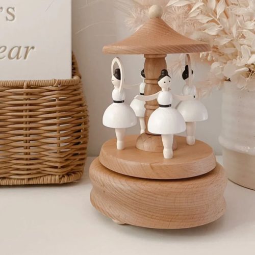 Heirloom Wooden Musical Carousel - Ballerina