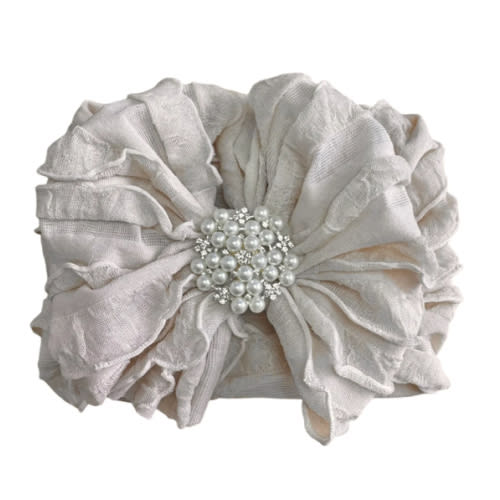 Pearl Ruffled Headband