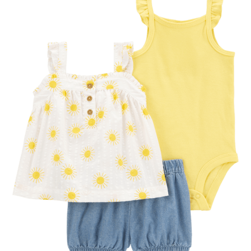 Multi Baby 3-Piece Little Short Set | Carter’s Oshkosh Canada