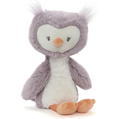 GUND Baby, Lil’ Luvs Collection Quinn Owl Plush Stuffed Animal, Purple and White, 12”