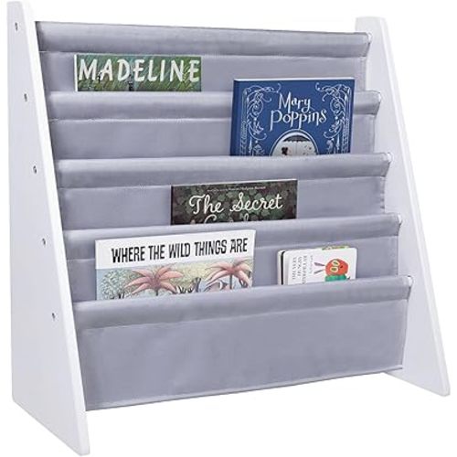 Wildkin Kids Canvas Sling Bookshelf for Boys and Girls