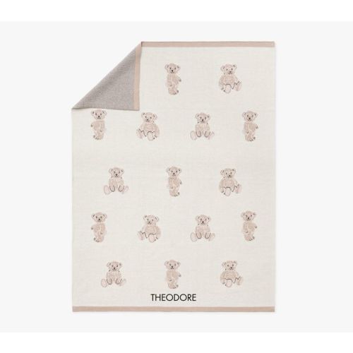 St. Jude Teddy Bear Intarsia Baby Blanket