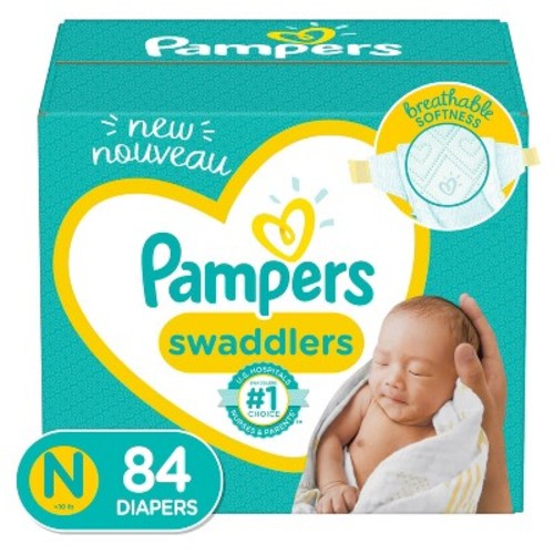 Pampers Swaddlers Diapers - (Select Size and Count)