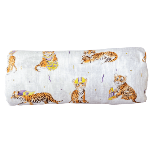 Muslin Swaddle - LSU Cub