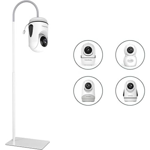 HelloBaby Baby Monitor Mount for HB6550/HB6560/HB65/HB66/HB40/HB6339,Floor Stand for All Hello Baby Monitors, Height Adjustable 76-148cm/30-58inch, 1.76kg Sturdy Base Camera Mount,No Wall Damage