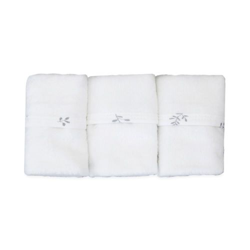Bubba Blue Organic Washcloth 3 Pack White