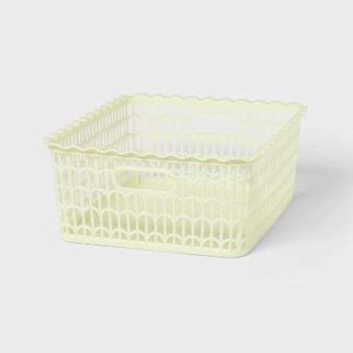 Scallop Decorative Basket Medium Citrus - Brightroom™