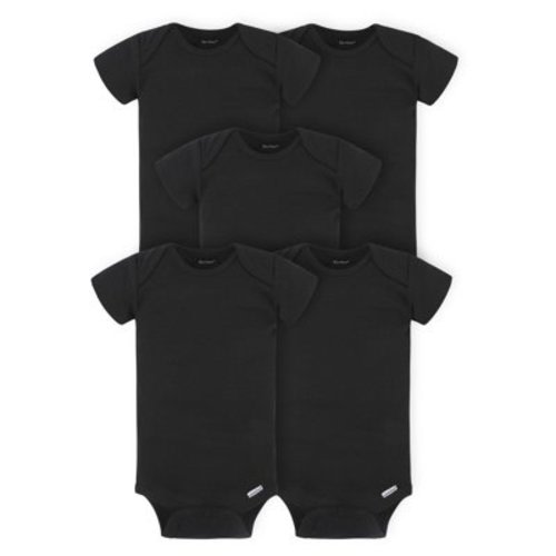 Gerber Baby Neutral Onesies® Brand Cotton Rib Bodysuits, 5-Pack