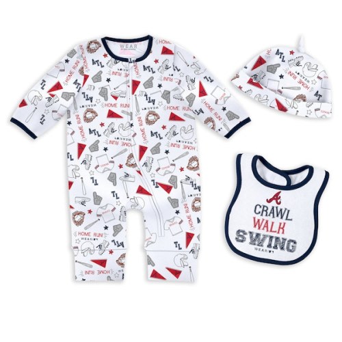 Newborn & Infant Atlanta Braves WEAR by Erin Andrews Sleep & Play Set