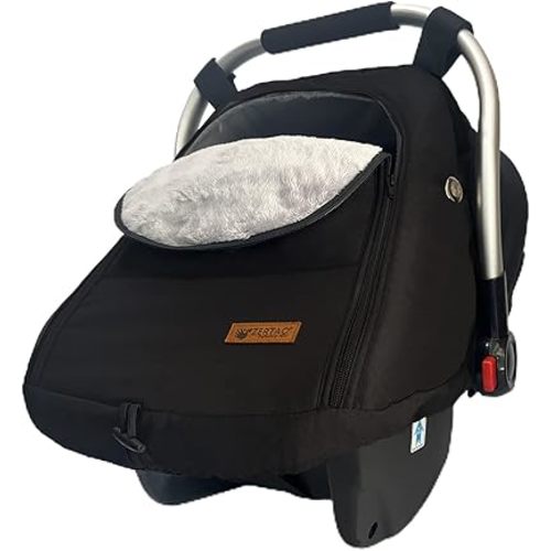 Car Seat Cover for Babies Winter - Baby Car Seat Covers Universal Cold Weather Shield,Warm and Cozy Carseat Covers Canopy Water Resistant for Baby Protection Car Seat Covers for Infant Car Seat