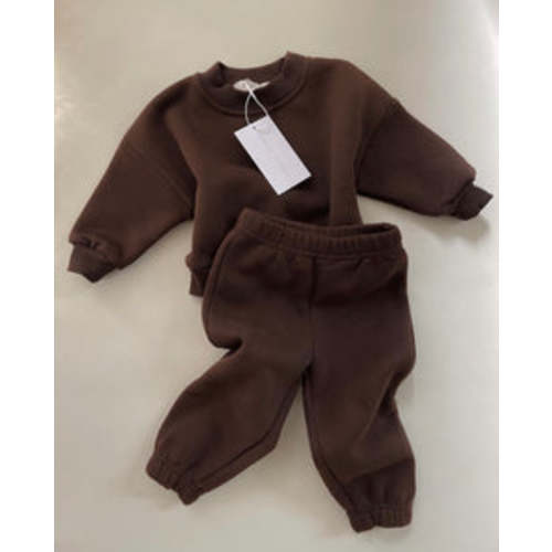 Warm Tracksuit - Brown – Purely Little